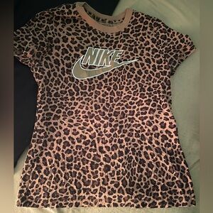 Nike leopard shirt